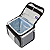 Bolsa Ice Cooler Nécessaire Térmico Portátil 7,5 Litros Multiuso com Alça Cinza Chumbo - Mor - Imagem 4