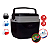 Caixa Térmica Cooler com Porta Copo e Alça 12L Bebidas Lanches Suporta 13 Latinhas 12 Latões e 7 Garrafas Preto - Mor - Imagem 1