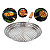 Panela Frigideira de Inox 30cm Cozinha Rápida com Cabo De Encaixe Perfeita para Grelhar 2 em 1 Churrascos - Mor - Imagem 1
