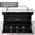 Churrasqueira A Gás Inox Gourmet Completa Com Kit Chapa Forno De Pizza Integrado E Defumador Moderno - Imagem 3