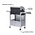 Churrasqueira A Gás Inox Gourmet Completa Com Kit Chapa Forno De Pizza Integrado E Defumador Moderno - Imagem 7