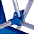 Cadeira De Praia Infantil Alta em Alumínio Dobravel Azul Ideal para Crianças Praia Camping - Mor - Imagem 8