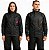 Conjunto Capa De Chuva Motoqueiros Pop Gola Preto Masculino e Feminino Impermeável Diversos Tamanhos - Imagem 1
