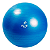 Bola de Pilates Yoga Treino Funciona 75cm Azul Resistente Com Sistema Anti-Estouro Bomba de Ar Suportando 250kg - Acte - Imagem 1