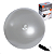 Bola de Pilates Yoga Treino Funciona 55cm PVC Resistente c/Sistema Anti-Estouro Bomba de Ar Suportando 250kg Cinza Acte - Imagem 1