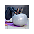 Bola de Pilates Yoga Treino Funciona 55cm PVC Resistente c/Sistema Anti-Estouro Bomba de Ar Suportando 250kg Cinza Acte - Imagem 3