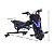Drift Moto Elétrica Infantil 250w Preto Com Luz, Freio, Buzina E Banco Ajustável Até 25km/h - Imagem 2