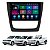 Multimidia Mp5 Rs9200br Es Pro Line Carplay Sem Fio + Moldura 9" Vw Gol G6, Voyage, Saveiro - Preta - Imagem 1