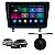 Multimidia Mp5 Rs9200br Es Pro Line Carplay Sem Fio + Moldura 9" Gm Corsa G01 Hatch e Sedan Classic + Câmera de Ré - Imagem 1