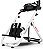 Suporte Para Simulador de Volante SXT V2 Branco Ajustável Com Regulagem de Altura Extreme Racing - Imagem 7