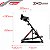 Suporte Para Simulador de Volante Mini Cockpit SXT V2 Cinza Ajustável Com Regulagem de Altura Extreme Racing - Imagem 6