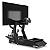 Simulador de Corrida Cockpit Extreme 4.0 Estação Plus Monitores de até 57" Banco Concha P1 e Estrutura em Aço Carbono - Imagem 2