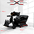 Simulador Cockpit FX1 Branco/Vermelho Estação Simples Banco Concha Suporta 140kg Compatível com Volantes e Pedais - Imagem 8