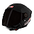 Capacete New Liberty Tree Com Viseira Fumê Aberto Preto Brilhante ou Preto Fosco Pro Tork Barato Tamanhos 56 58 60 - Imagem 7
