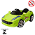 Mini Carro Elétrico Infantil 6v Verde Com Controle Remoto Luzes E Som Bivolt Recarregável - Imagem 3