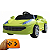 Mini Carro Elétrico Infantil 6v Verde Com Controle Remoto Luzes E Som Bivolt Recarregável - Imagem 1