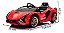 Mini Carro Elétrico Infantil Lamborghini Sian 12v Vermelho Bivolt Com Luz Led E Som Realista - Imagem 2