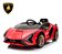 Mini Carro Elétrico Infantil Lamborghini Sian 12v Vermelho Bivolt Com Luz Led E Som Realista - Imagem 1