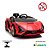 Mini Carro Elétrico Infantil Lamborghini Sian 12v Vermelho Bivolt Com Luz Led E Som Realista - Imagem 10