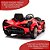 Mini Carro Elétrico Infantil Lamborghini Sian 12v Vermelho Bivolt Com Luz Led E Som Realista - Imagem 5