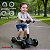 Patinete Elétrico Infantil 3 Rodas 130w Preto Com Luzes Led Coloridas E Bateria Recarregável - Imagem 3