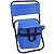 Cadeira Dobrável Camping E Pesca Com Bolso Azul Importway Resistente Portátil E Leve - Imagem 6