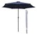 Ombrelone Central 2,70m Azul Com Capa Proteção Solar Jardim Piscina Praia Varanda - Imagem 1