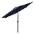 Ombrelone Guarda-sol Articulado 2,70m Azul Importway Proteção Solar Jardim Piscina Praia - Imagem 1