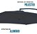 Ombrelone Suspenso Azul 3m Importway Alumínio Com Proteção Solar Uv Para Jardim E Piscina - Imagem 3