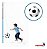Espiribol De Futebol Infantil Importway Com Bola De Pvc 8" Brinquedo Esportivo Para Crianças - Imagem 3