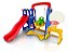 Playground 5x1 Importway Infantil Com Escorregador Balanço Gol E Cesta De Basquete Completo - Imagem 1