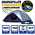 Barraca Camping Alta Grande Capacidade para 7 Pessoas Luna Iglu Portátil Coluna D’Água 800mm c/Sobreteto Completo - Mor - Imagem 6
