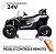 Quadriciclo Utv Elétrico Infantil 24v Importway Branco Com Mp5 Rodas Eva Luzes Led Bivolt - Imagem 3