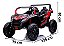 Quadriciclo Utv Elétrico Infantil 24v Importway Vermelho Com Mp5 Rodas Eva Luzes Led Bivolt - Imagem 2