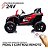 Quadriciclo Utv Elétrico Infantil 24v Importway Vermelho Com Mp5 Rodas Eva Luzes Led Bivolt - Imagem 3