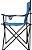 Cadeira Dobrável Importway Azul Com Apoio De Braços Leve E Resistente Para Camping, Praia E Pesca - Imagem 3
