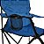 Cadeira Dobrável Importway Azul Com Apoio De Braços Leve E Resistente Para Camping, Praia E Pesca - Imagem 4