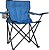Cadeira Dobrável Importway Azul Com Apoio De Braços Leve E Resistente Para Camping, Praia E Pesca - Imagem 1