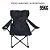 Cadeira Dobrável Preta Importway Com Apoio De Braços E Porta-copos Para Camping, Praia E Pesca - Imagem 10
