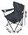 Cadeira Dobrável Preta Importway Com Apoio De Braços E Porta-copos Para Camping, Praia E Pesca - Imagem 2