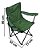 Cadeira Dobrável Verde Importway Com Apoio De Braços E Porta-copos Para Camping, Praia E Pesca - Imagem 2