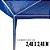Tenda Gazebo 3x3 Azul Montável Com Bolsa Importway Para Praia Piscina Camping E Eventos - Imagem 4