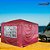 Tenda Gazebo Articulado 3x3m Bordô Com Duas Paredes Importway Para Praia Jardim Camping Eventos - Imagem 10