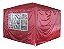 Tenda Gazebo Articulado 3x3m Bordô Com Duas Paredes Importway Para Praia Jardim Camping Eventos - Imagem 1