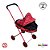 Carrinho De Boneca Tipo Berço Estampado Importway Com 4 Rodas Leve Portátil Infantil Para Meninas - Imagem 10