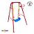 Playground Infantil 2 Em 1 Com Balanço E Cesta De Basquete Colorido Ideal Para Jardim Ou Quintal - Imagem 10