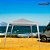 Gazebo Montável 3×3 Branco Com Bolsa Transporte Importway Para Eventos Camping Praia - Imagem 10