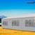 Gazebo Montável 3x9 Branco Com Paredes E Porta Importway Ideal Para Eventos Festas Camping Praia - Imagem 10