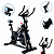 Bicicleta Bike Spinning Acte BSP13 Monitor Completo Regulagem Altura Resistência Suporta até 120kg - Imagem 1