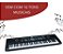 Teclado Musical 61 Teclas Importway Com Microfone Ideal Para Iniciantes Crianças E Adultos - Imagem 5